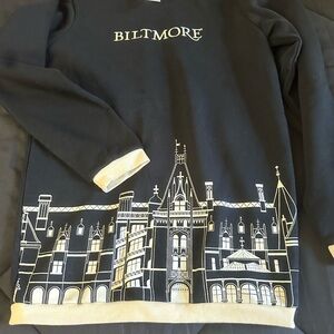 Biltmore Black and Cream Graphic Sweatshirt